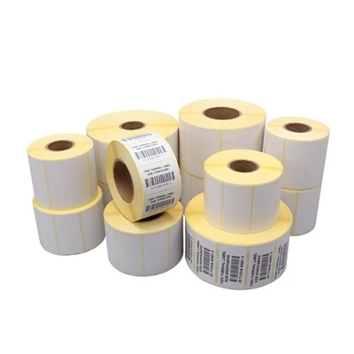 ROTOLO DI ETICHETTE TERMICHE DIRETTE DA 58 MM X 43 MM
